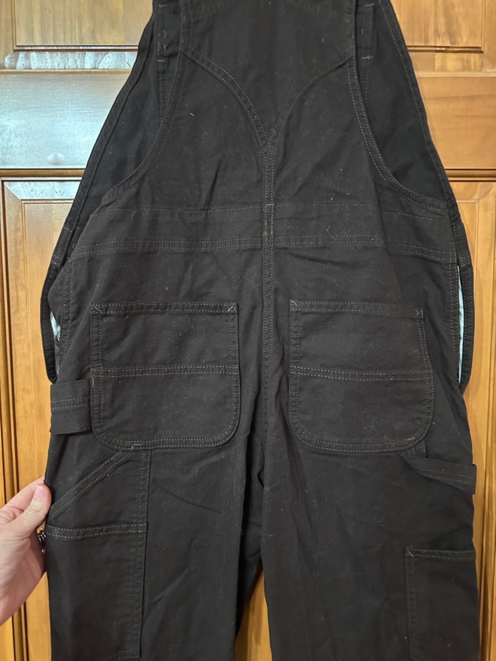 Carhartt Brown Utility Duck Canvas Bib Overalls - Picture 8 of 8